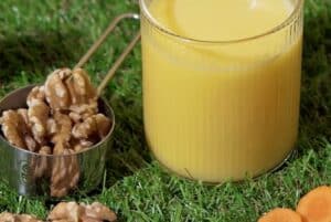 Milky Plant Walnut Carrot Turmeric Milk