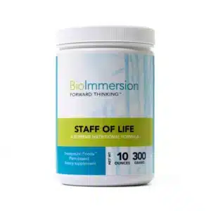 BioImmersion Staff of Life - A global blend of powerful nutrients and dietary fiber for GI health.