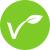 This V icon shows that all the merchant's products are vegan-friendly